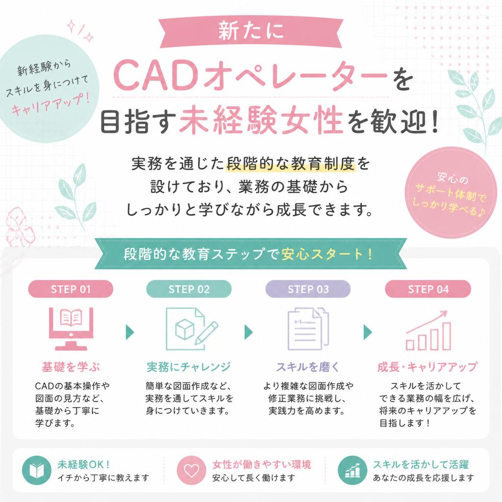 未経験者支援制度の紹介