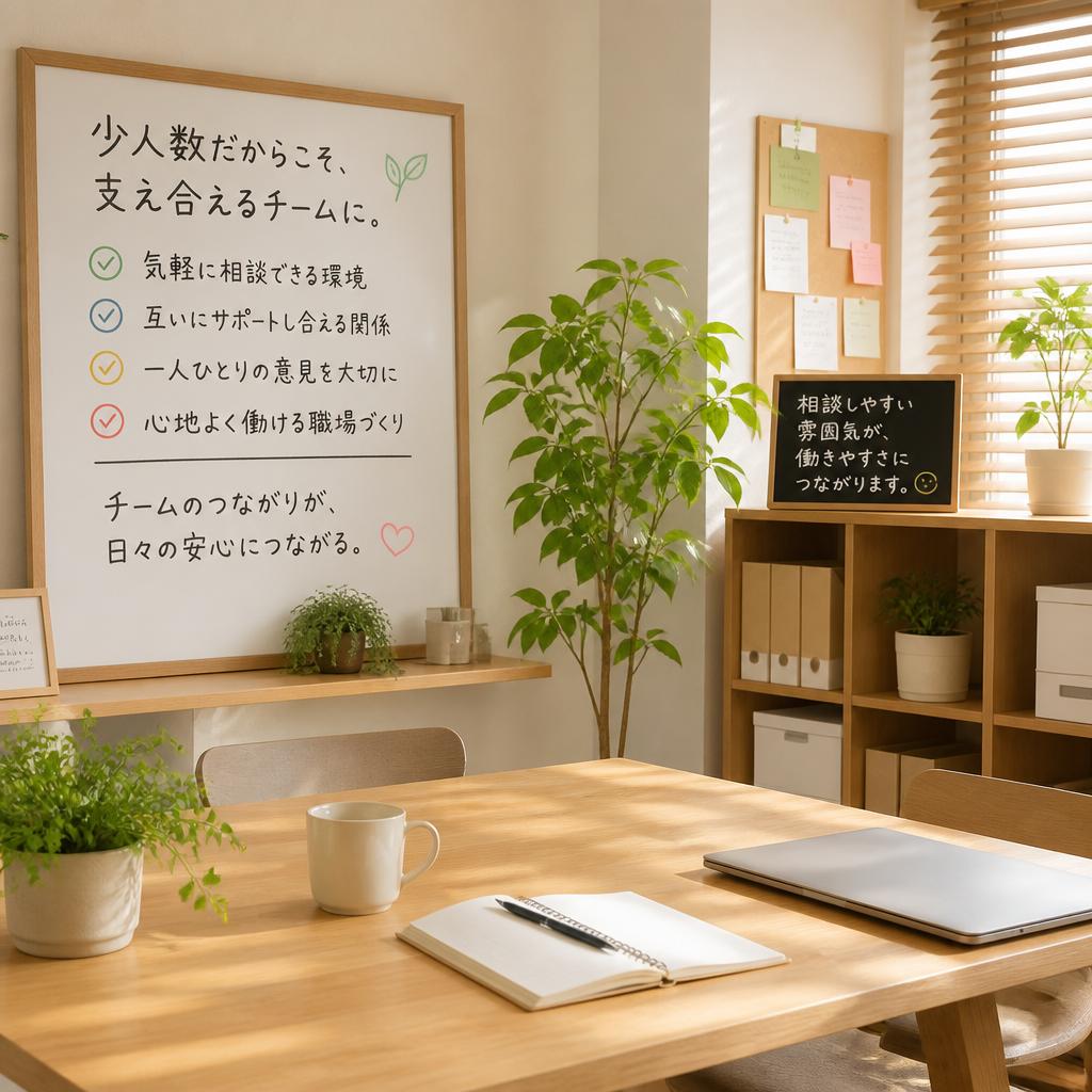 アットホームな職場環境