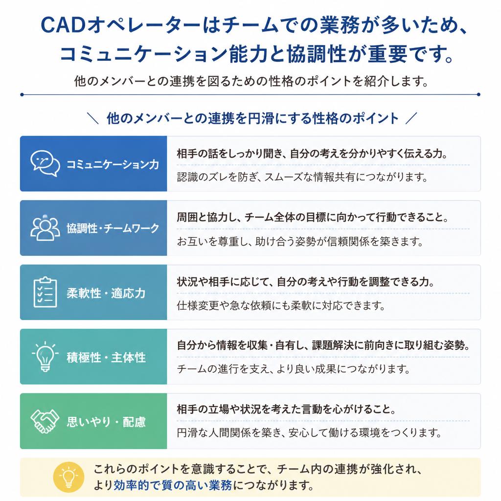 2. チームワークを重視する姿勢
