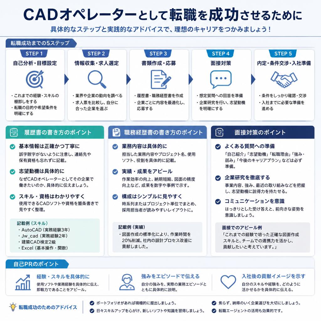転職成功のためのポイント