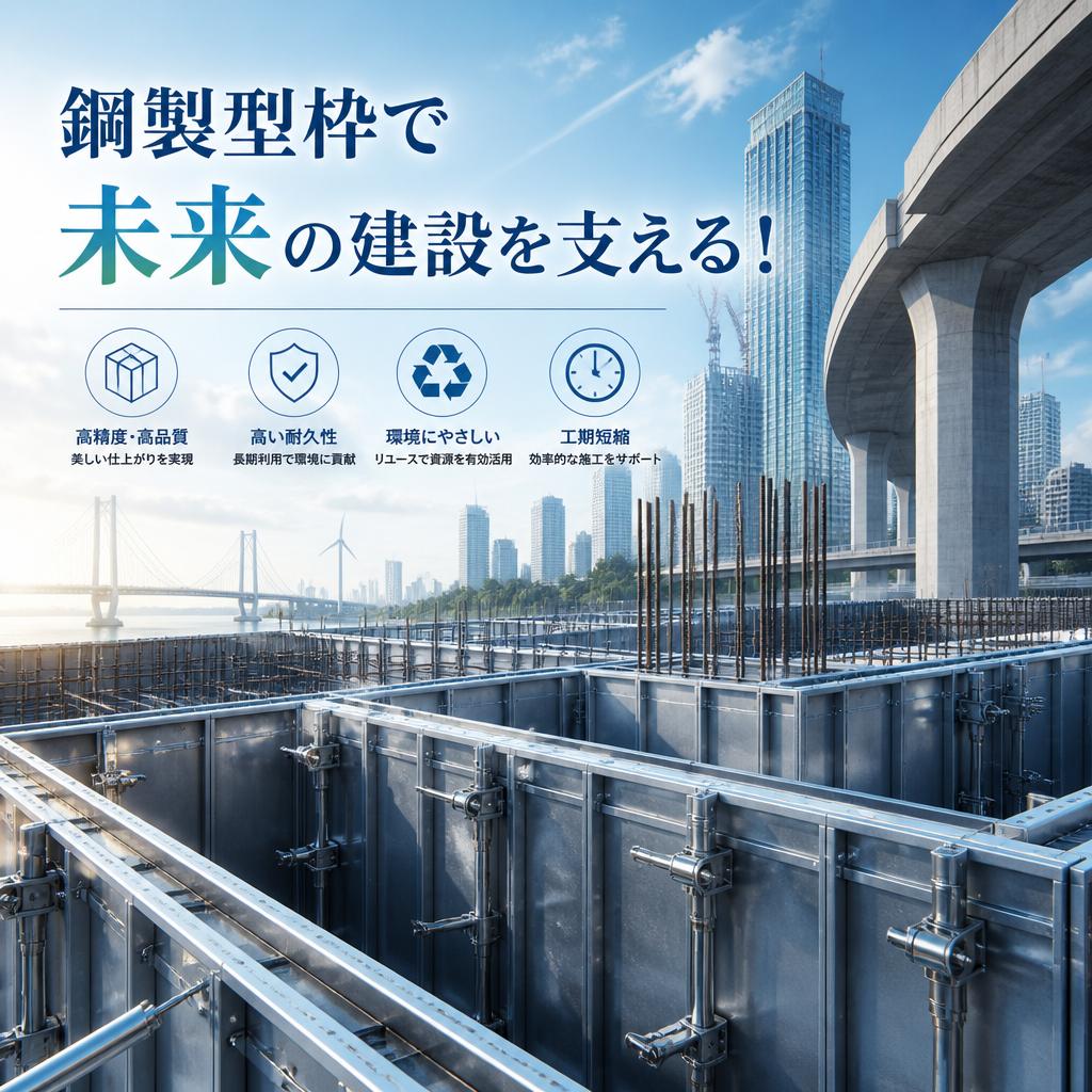 鋼製型枠で未来の建設を支える！
