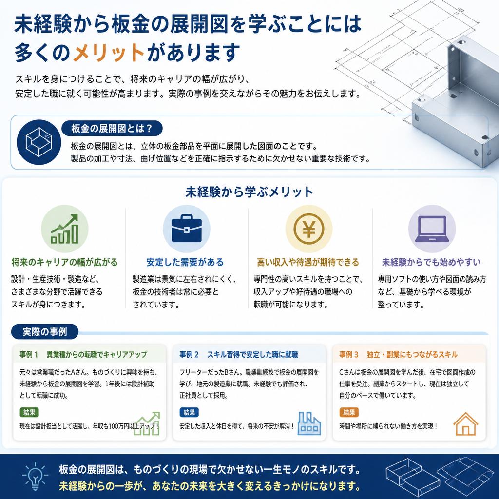 未経験者が展開図を学ぶメリット
