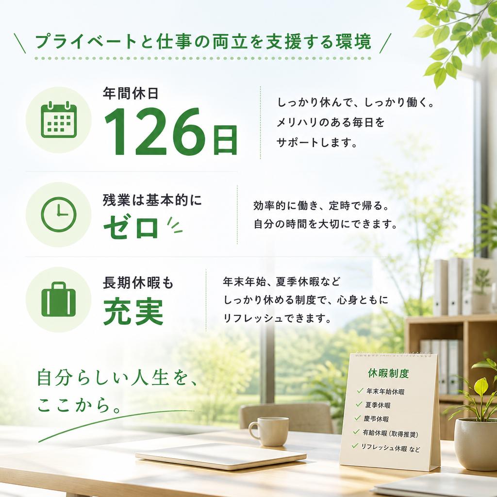 充実した労働条件