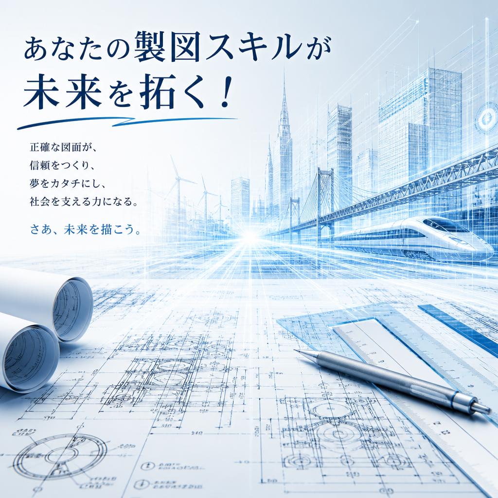 あなたの製図スキルが未来を拓く！