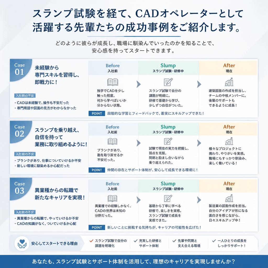 先輩の声と実績