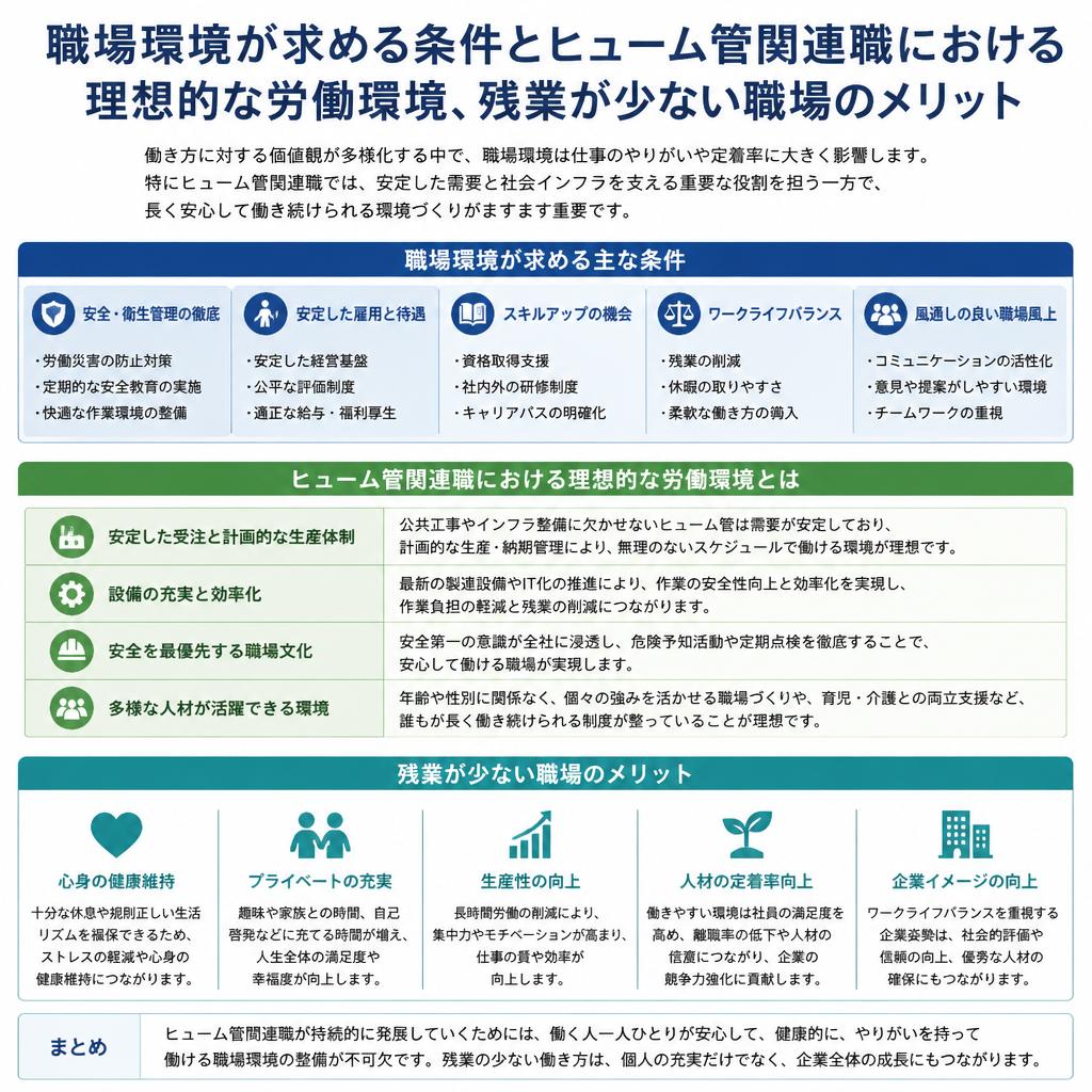 良い労働環境の条件