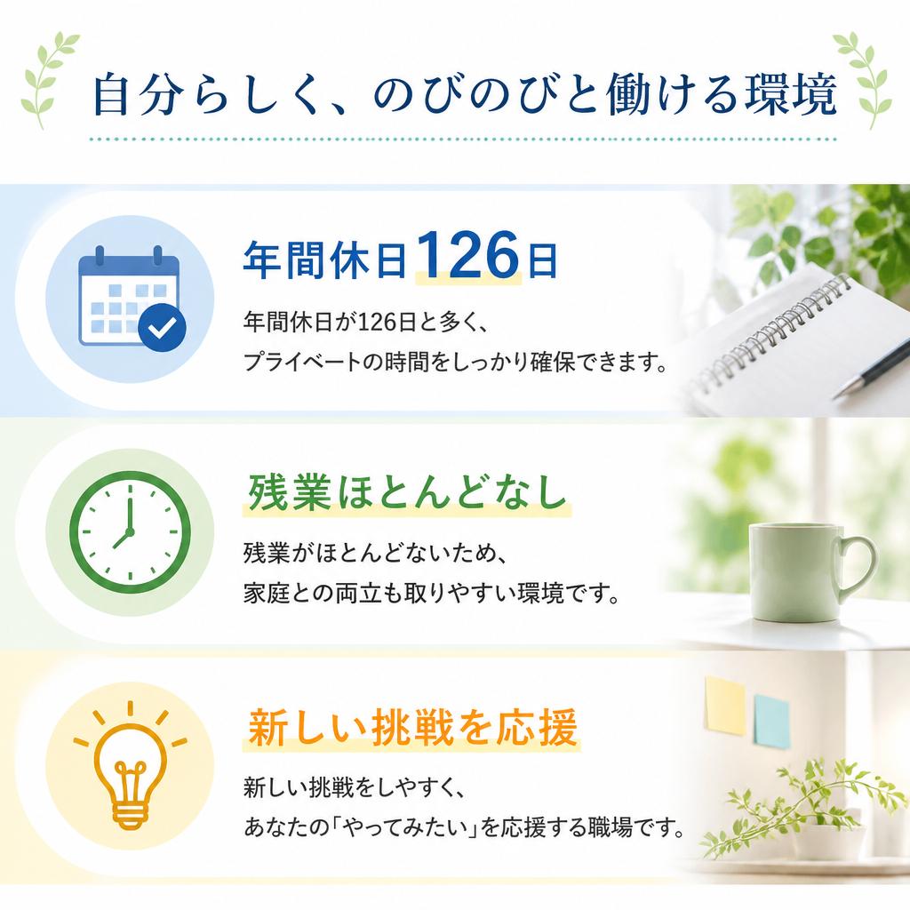 労働環境の魅力