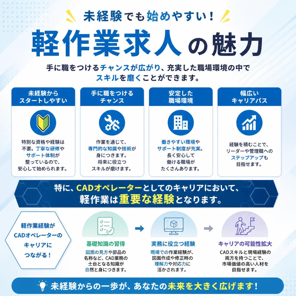 軽作業求人の魅力